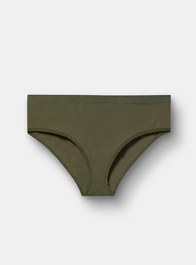 Cotton Mid-Rise Hipster Panty