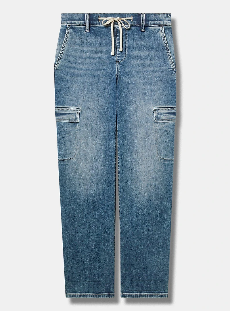 Weekend Mid-Rise Boyfriend Cargo Jean