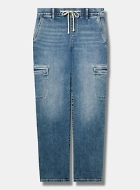 Weekend Mid-Rise Boyfriend Cargo Jean