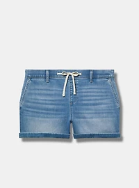 Weekend Mid-Rise Knit Denim Short