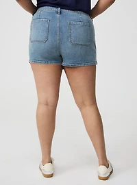 High-Rise Wrap-Front Skort