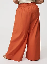 Pull-On Pleat Super Wide Leg Pant