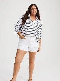 Collared Long Sleeve Top