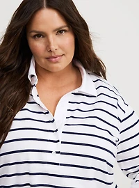 Collared Long Sleeve Top