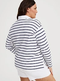 Collared Long Sleeve Top