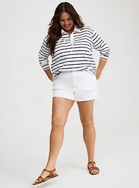 Collared Long Sleeve Top