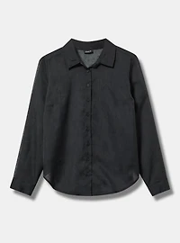 Sheer Button-Up Shirt