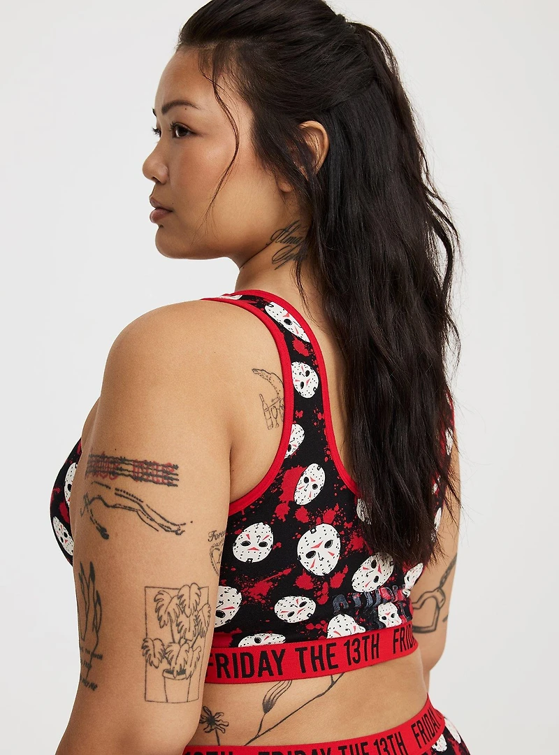 Friday The 13th Cotton Bralette