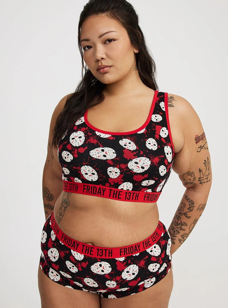 Friday The 13th Cotton Bralette