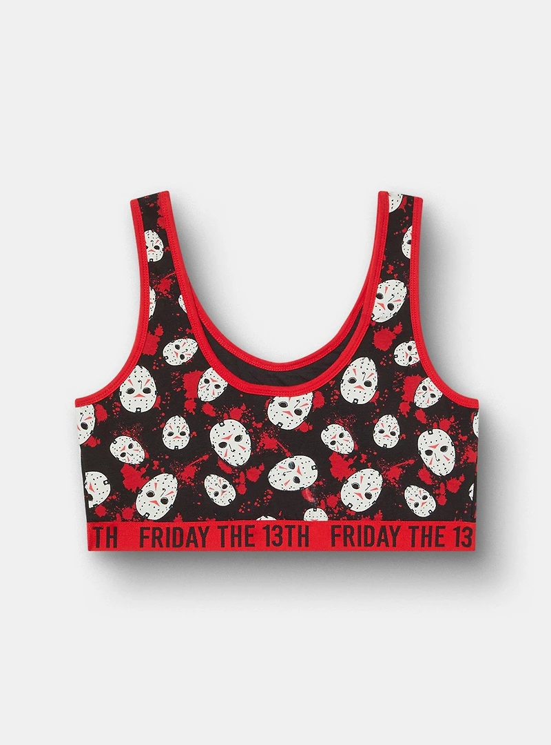 Friday The 13th Cotton Bralette