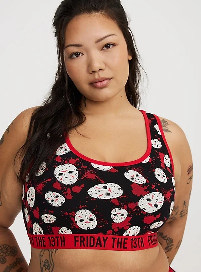 Friday The 13th Cotton Bralette