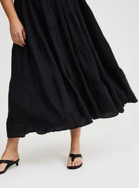 Maxi Asymmetrical-Tiers Dress