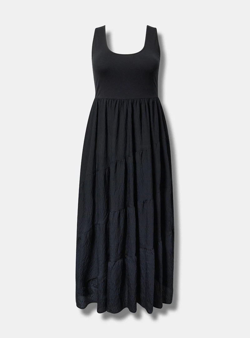 Maxi Asymmetrical-Tiers Dress