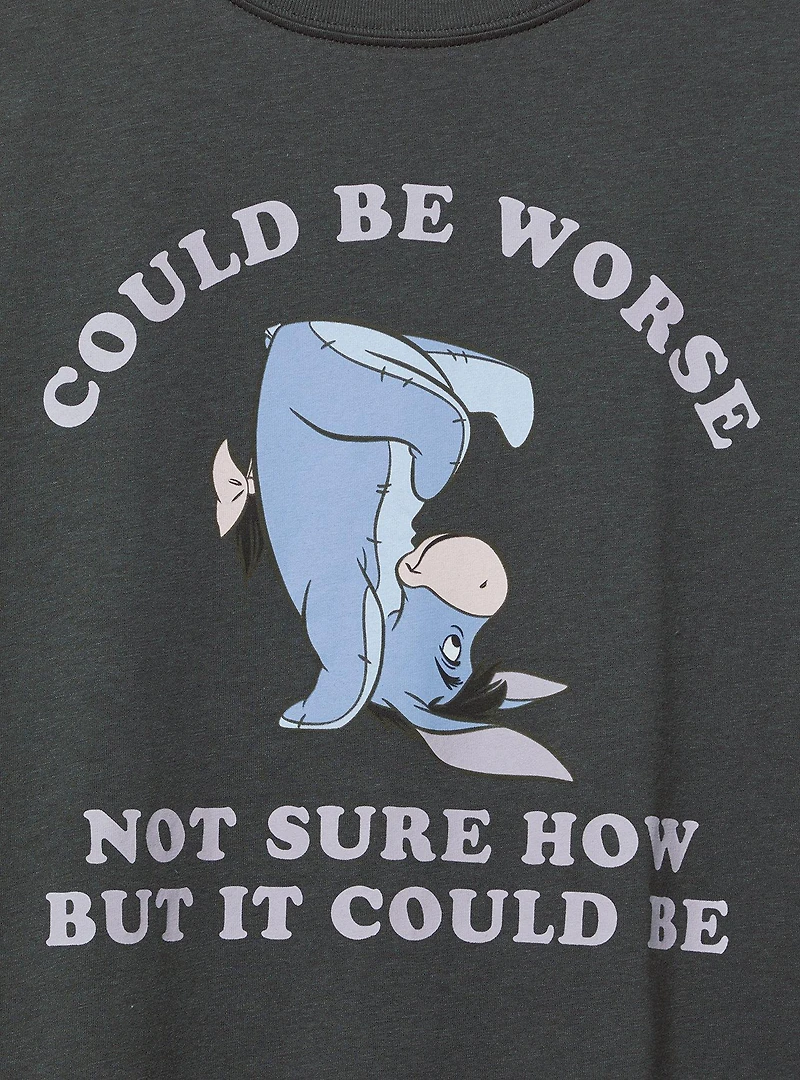 Disney Eeyore Classic Cotton Crew Tee