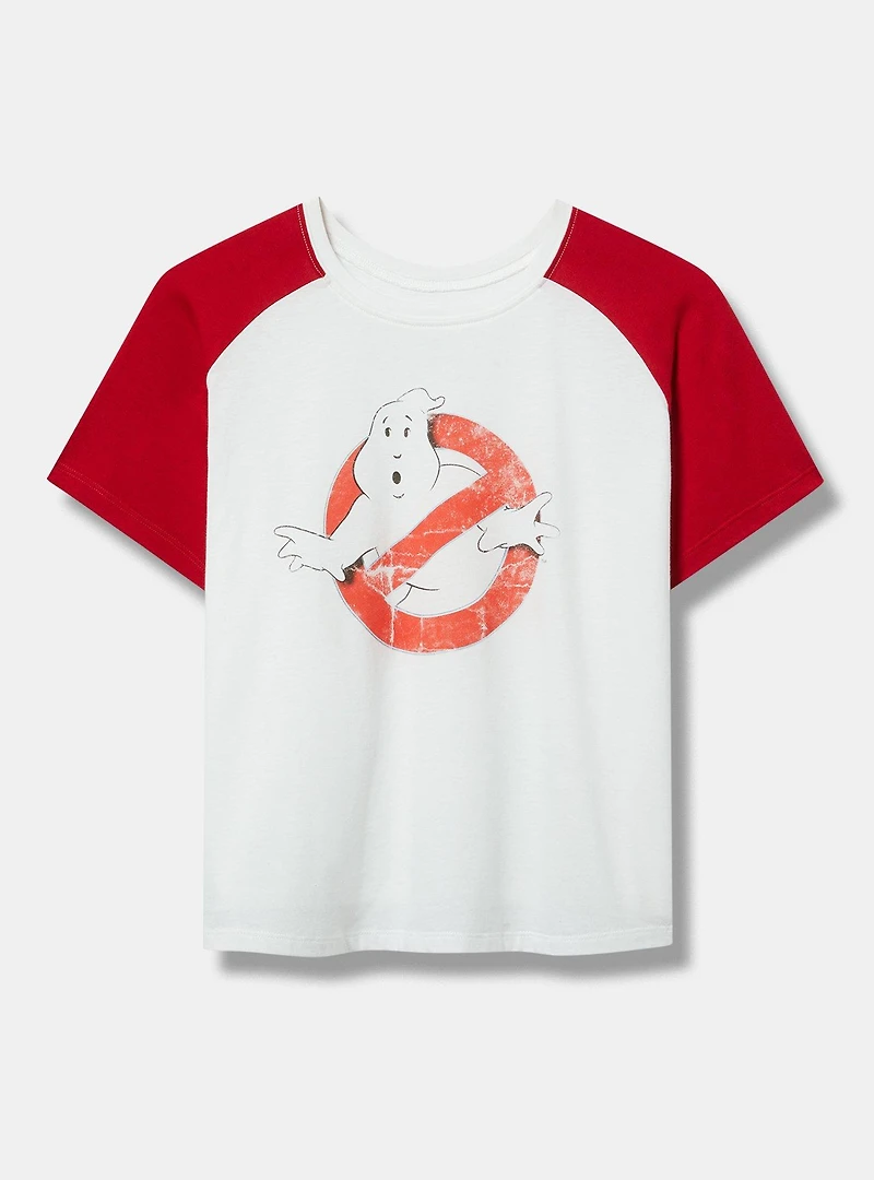 Ghostbusters Cotton Cropped Raglan Tee