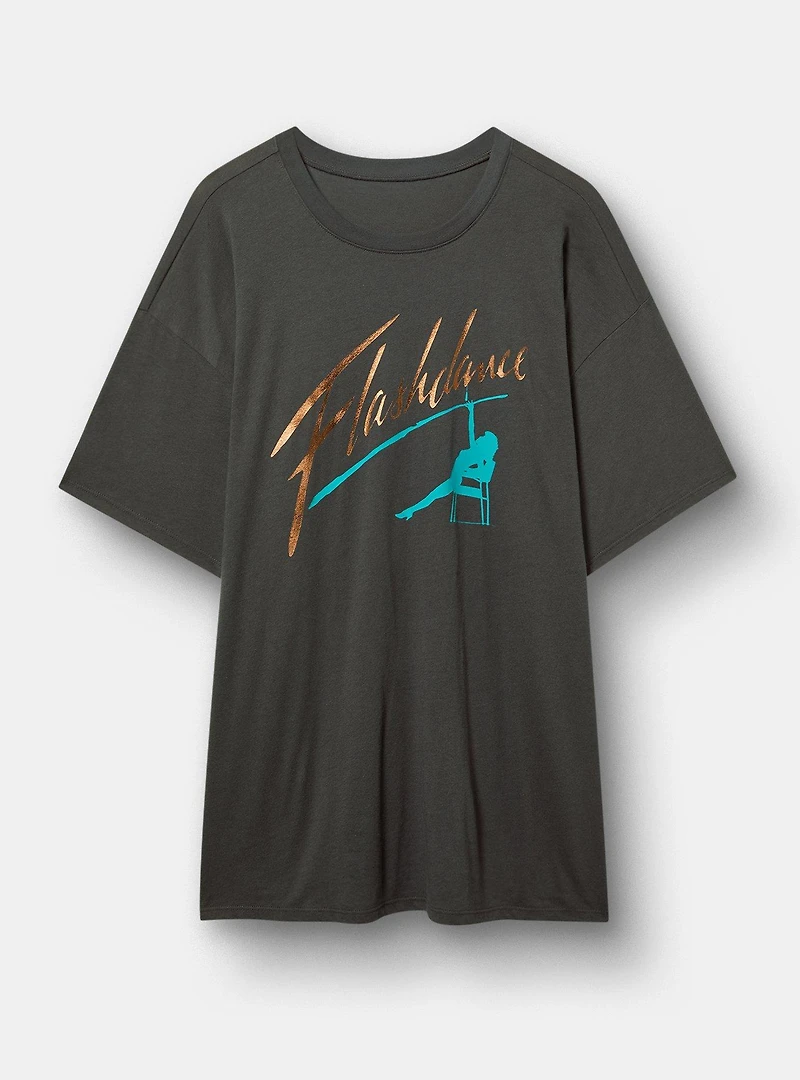 Flashdance Oversized Cotton Tunic Tee