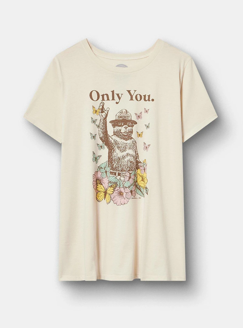 Smokey the Bear Classic Cotton Crew Tee