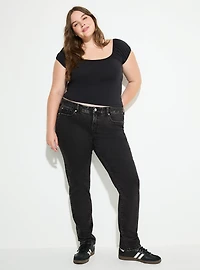 LoveSick Bubble-Sleeve Knit Top