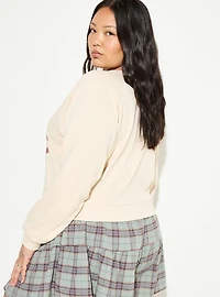 LoveSick Cropped Crew Sweatshirt