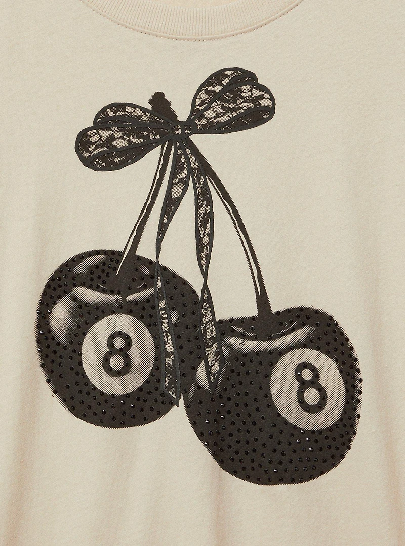 Cherry 8 Ball Relaxed Tee