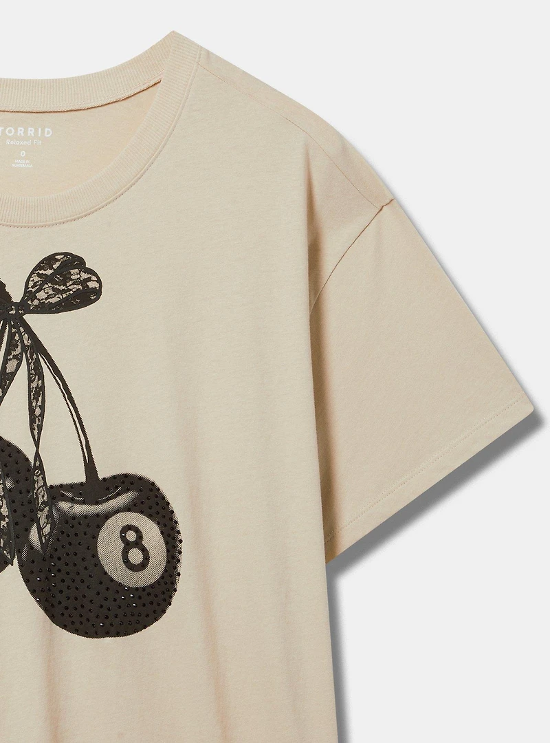 Cherry 8 Ball Relaxed Tee
