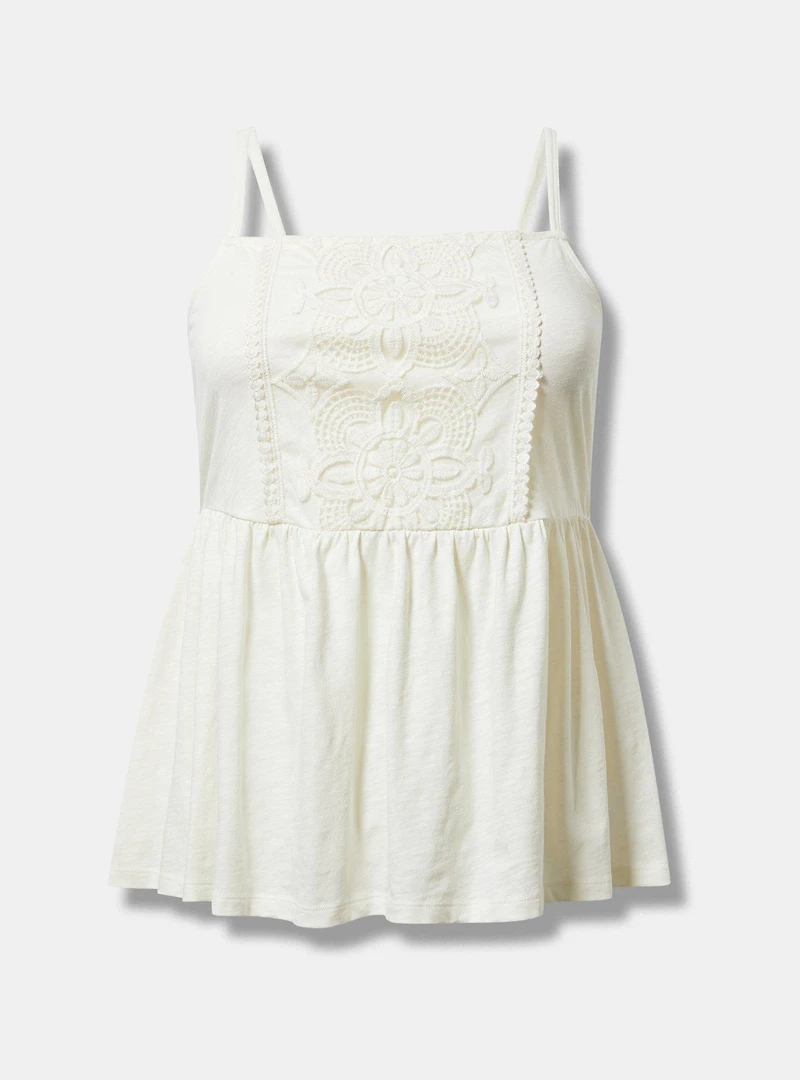 Crochet Babydoll Tank