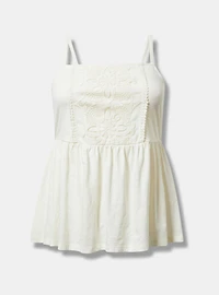 Crochet Babydoll Tank