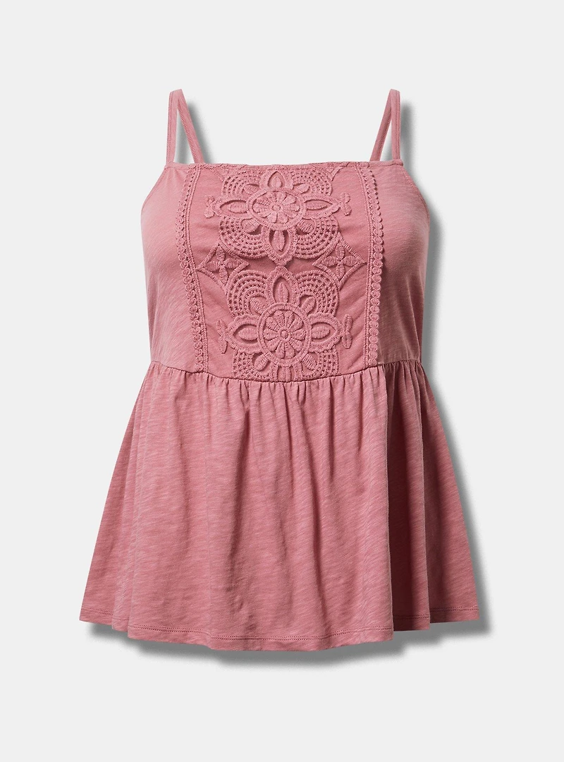 Crochet Babydoll Tank