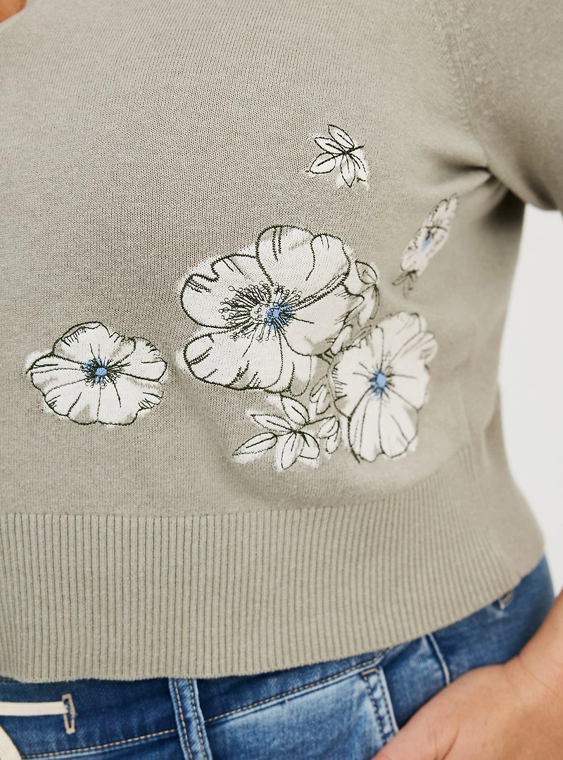 Embroidered Shrug