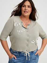 Embroidered Shrug