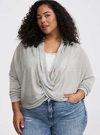 Drape Front Pullover