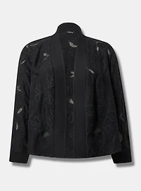 Washed Twill Embroidered Jacket