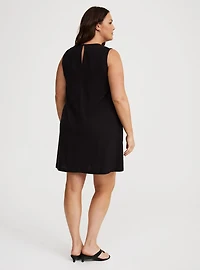 Mini Crew Neck Shift Dress