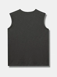 Roll-Sleeve Muscle Tank