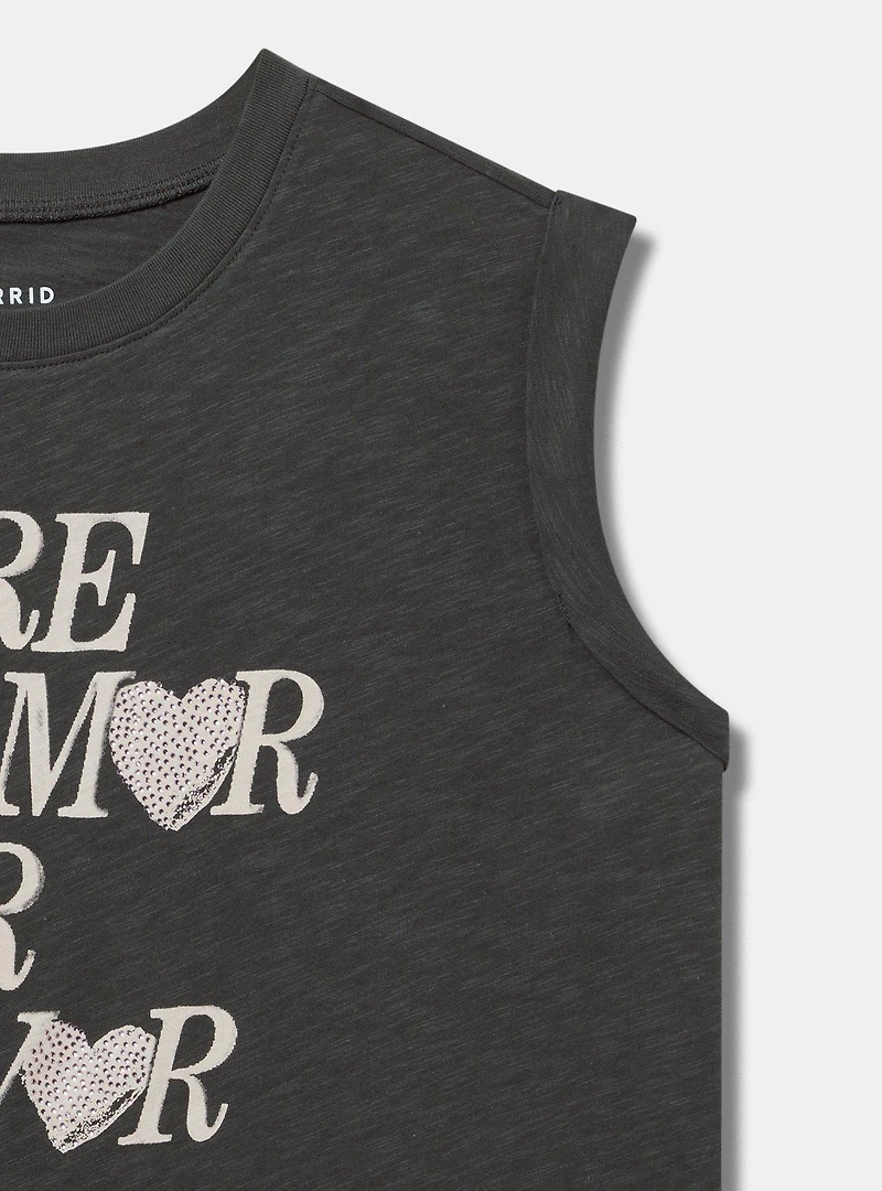 Roll-Sleeve Muscle Tank