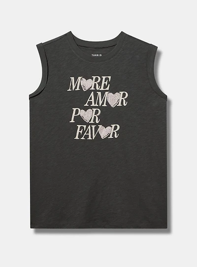 Roll-Sleeve Muscle Tank