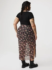 Mesh Maxi Skirt