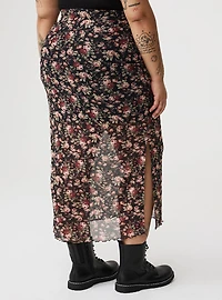Mesh Maxi Skirt