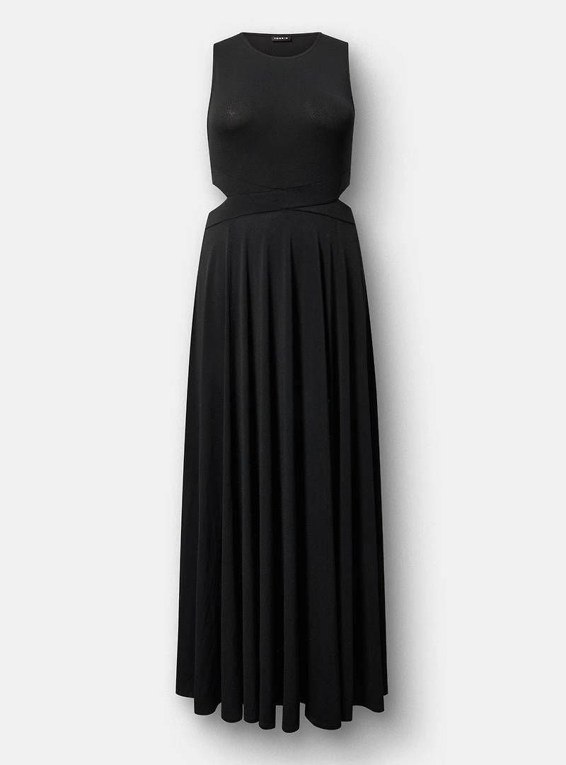 Cut-Out Waist Maxi Dress