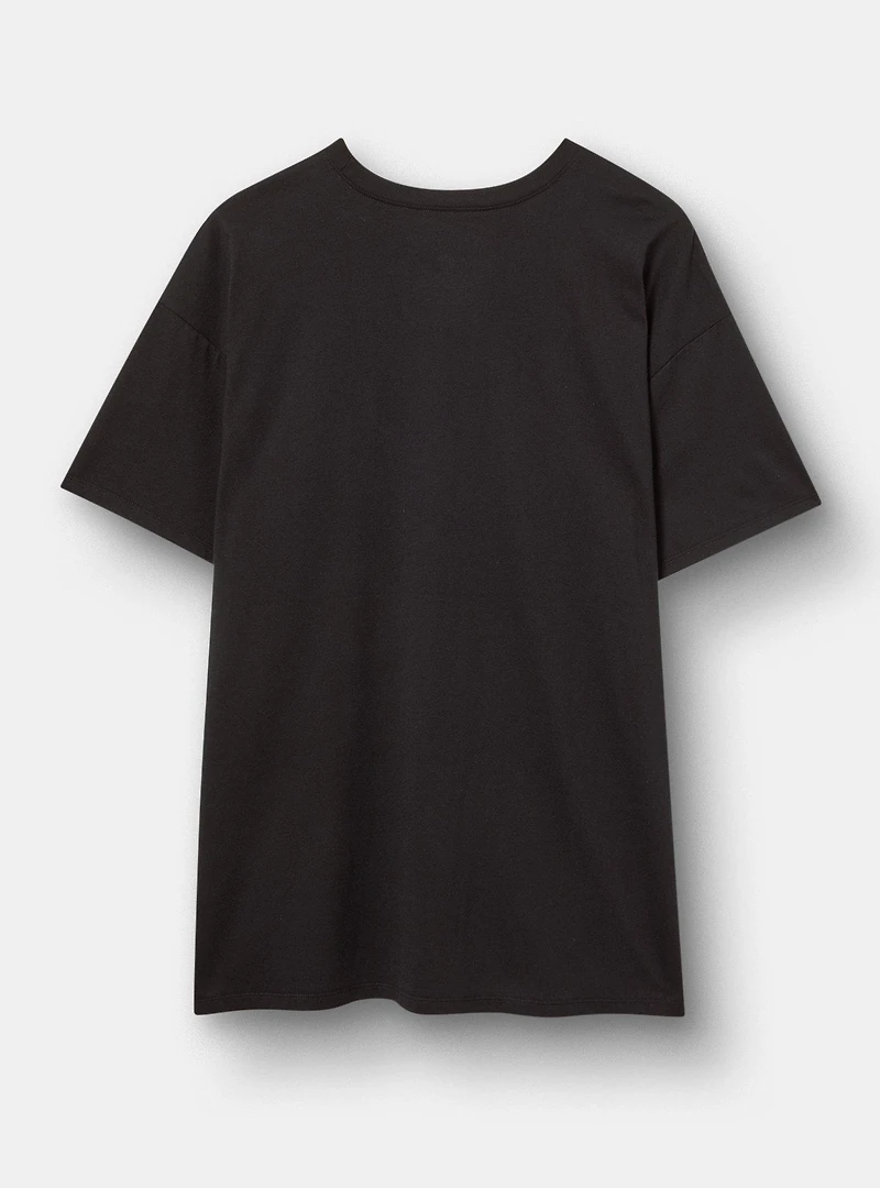 The Doors Oversized Cotton Crew Tunic Tee