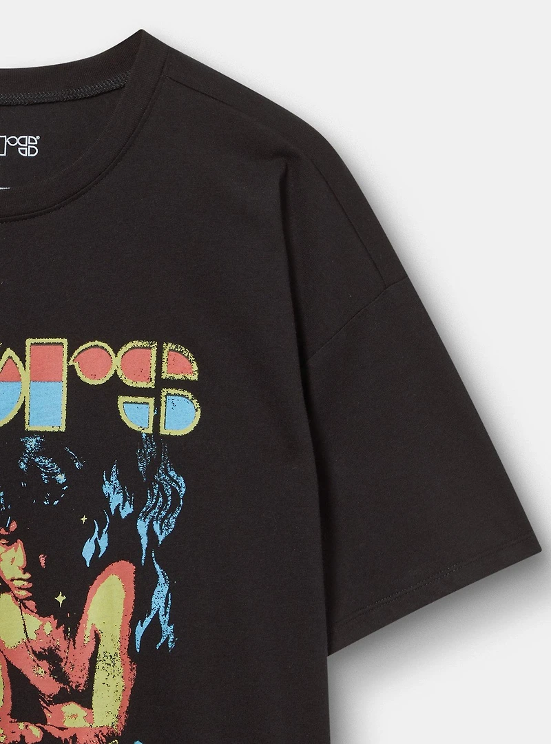 The Doors Oversized Cotton Crew Tunic Tee