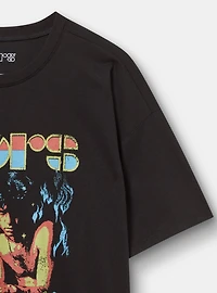 The Doors Oversized Cotton Crew Tunic Tee