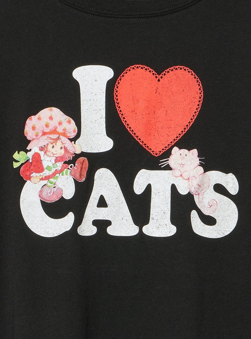Love Cats Classic Cotton Crew Tee