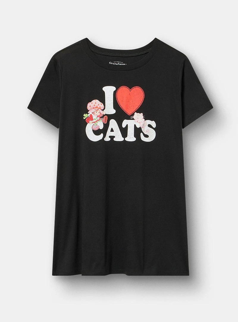 Love Cats Classic Cotton Crew Tee