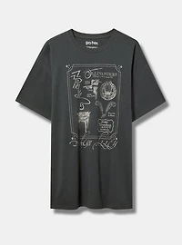 Harry Potter Oversized Cotton Crew Tunic Tee