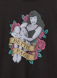 Bettie Page Classic Cotton Crew Tee