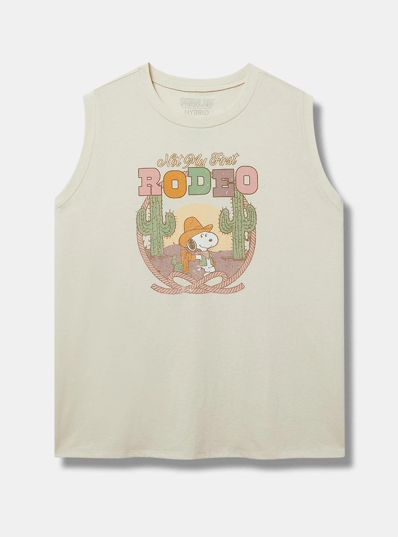 Snoopy Relaxed Cotton Crew Tank