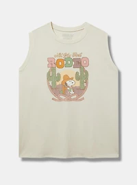 Snoopy Relaxed Cotton Crew Tank