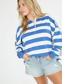 LoveSick Collared Rugby Top