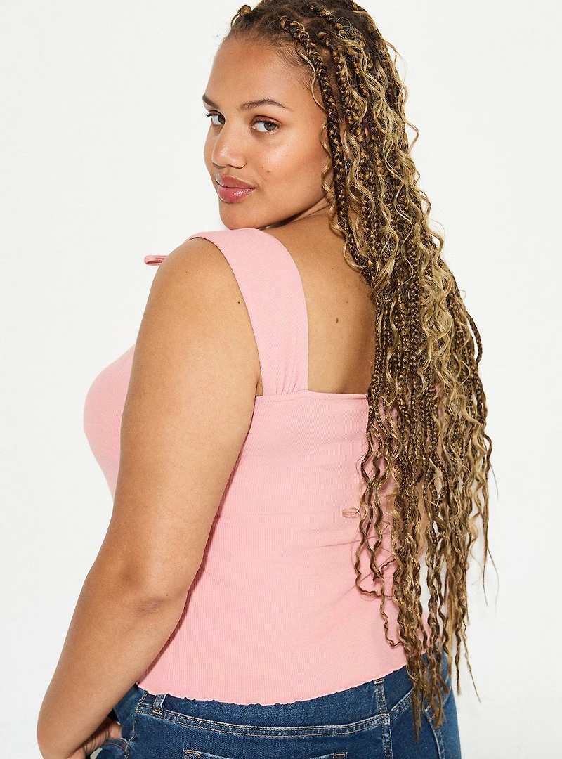 LoveSick Cinch-Front Tank Top